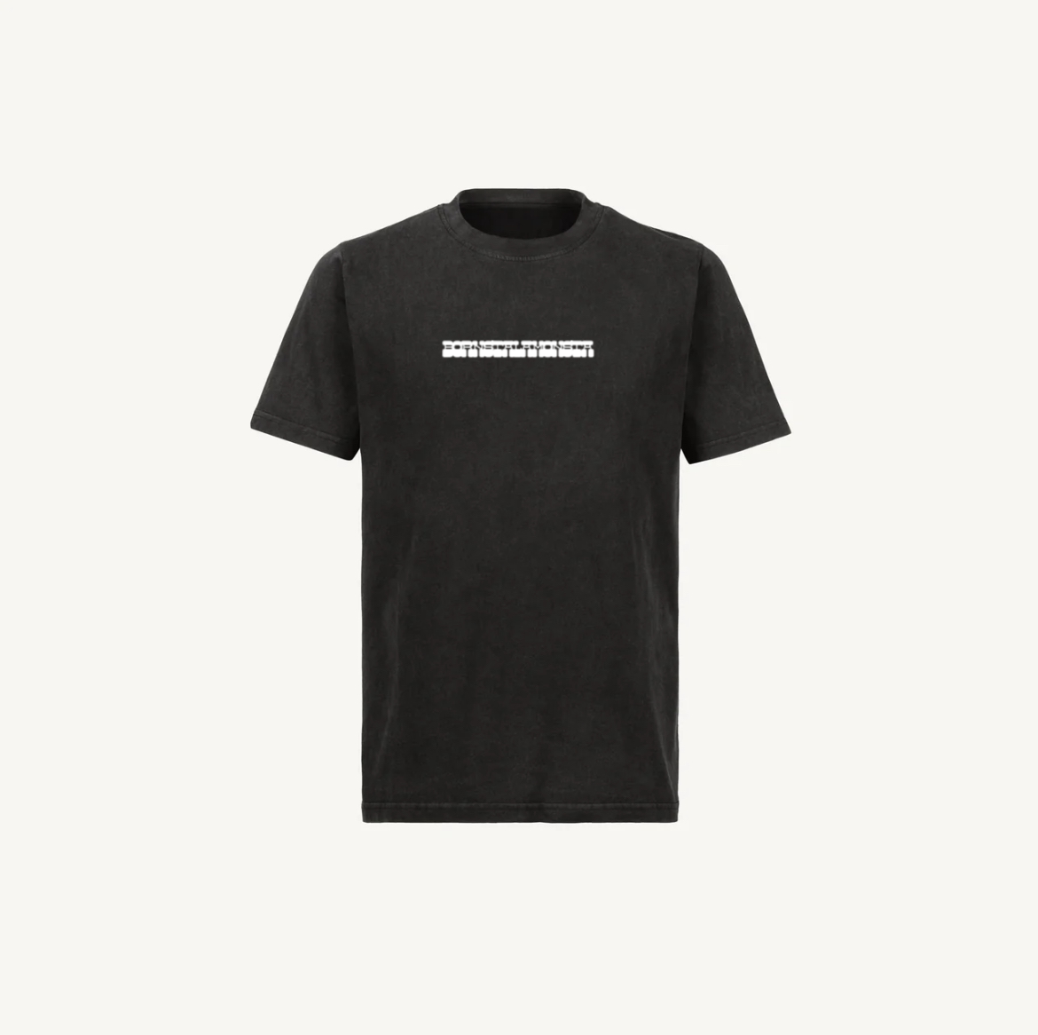 Bornstalamonsta Regular Vintage Black Tee