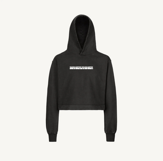 Bornstalamonsta Oversized Vintage Black Women Hoodie